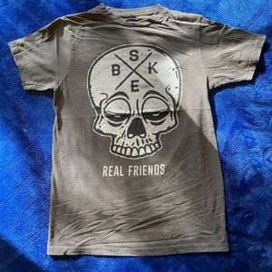 Real Friends graphic skull tee